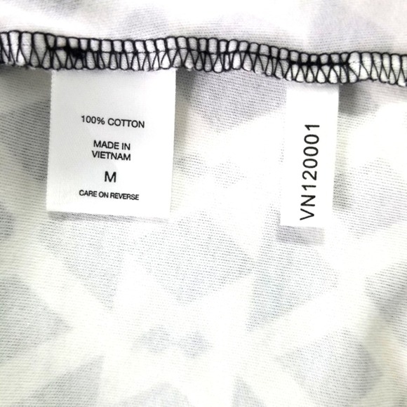 NEW YORK & COMPANY Women's Dress Sleeveless Size M Black & White V-Neck Tunic - Picture 7 of 8